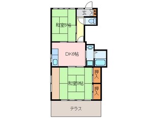 松阪駅 徒歩13分 1階の物件間取画像